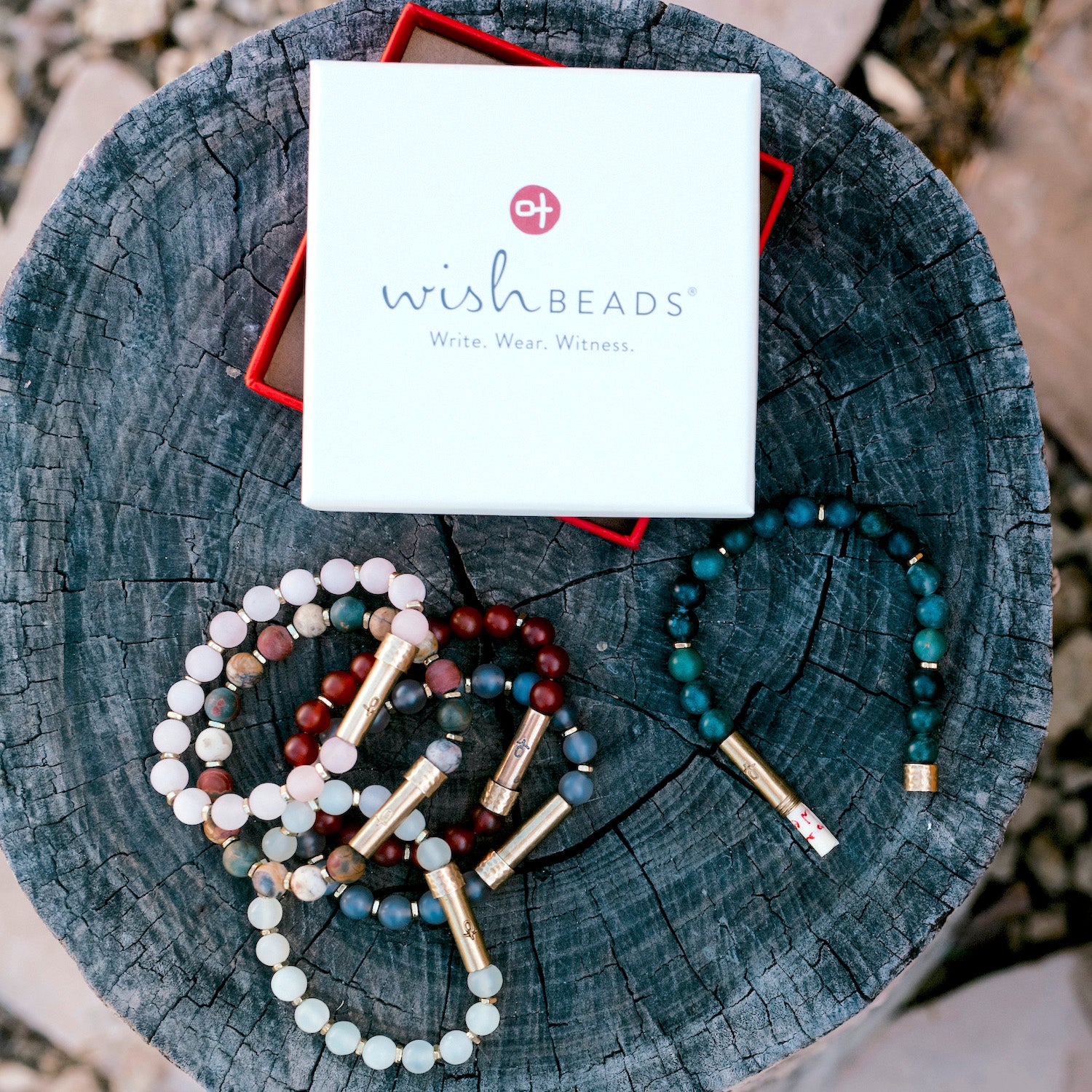 You can t stop the waves gift & card - wish bracelet